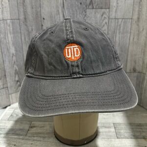 University of Texas in Dallas gray distressed baseball cap hat